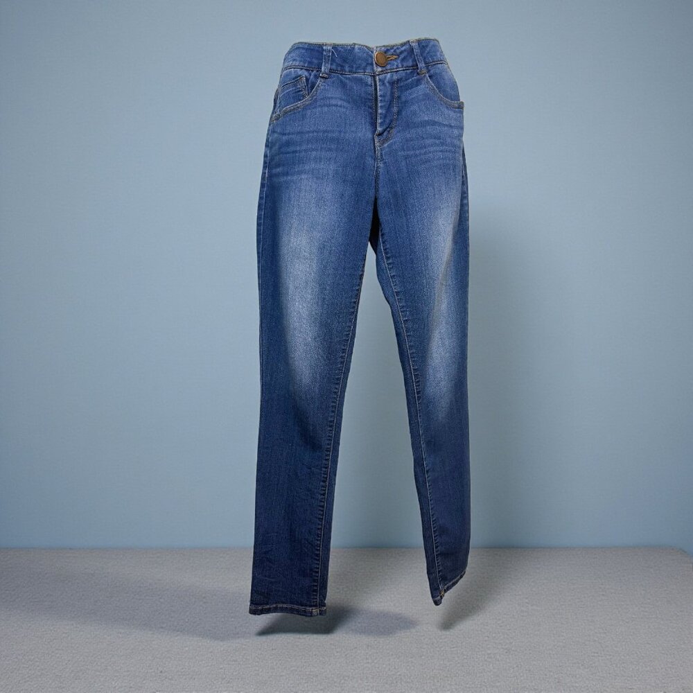 🔥 $15 SALE -Wit + Wisdom Skinny/straight leg Jeans Mid Rise  | Size 6 | Stretch